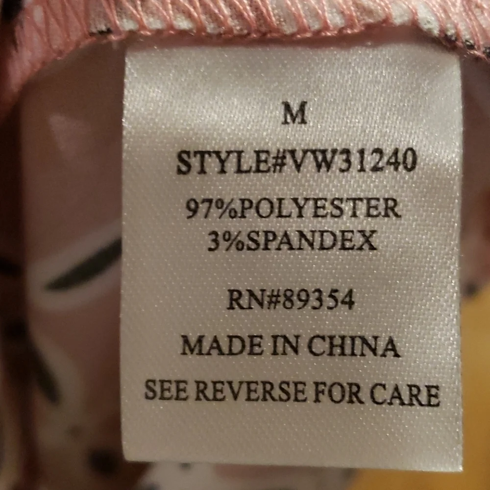 Adrienne vittadini light pink pattern button up - Picture 7 of 7